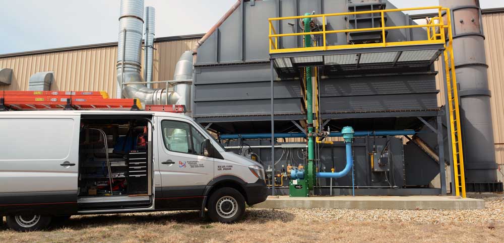 DCS industrial electrical van